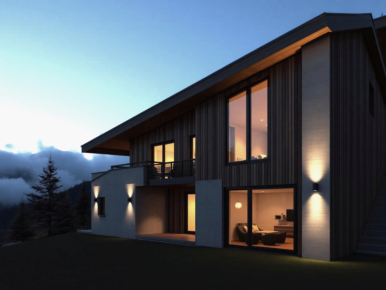 Aussenvisualisierung Chalet